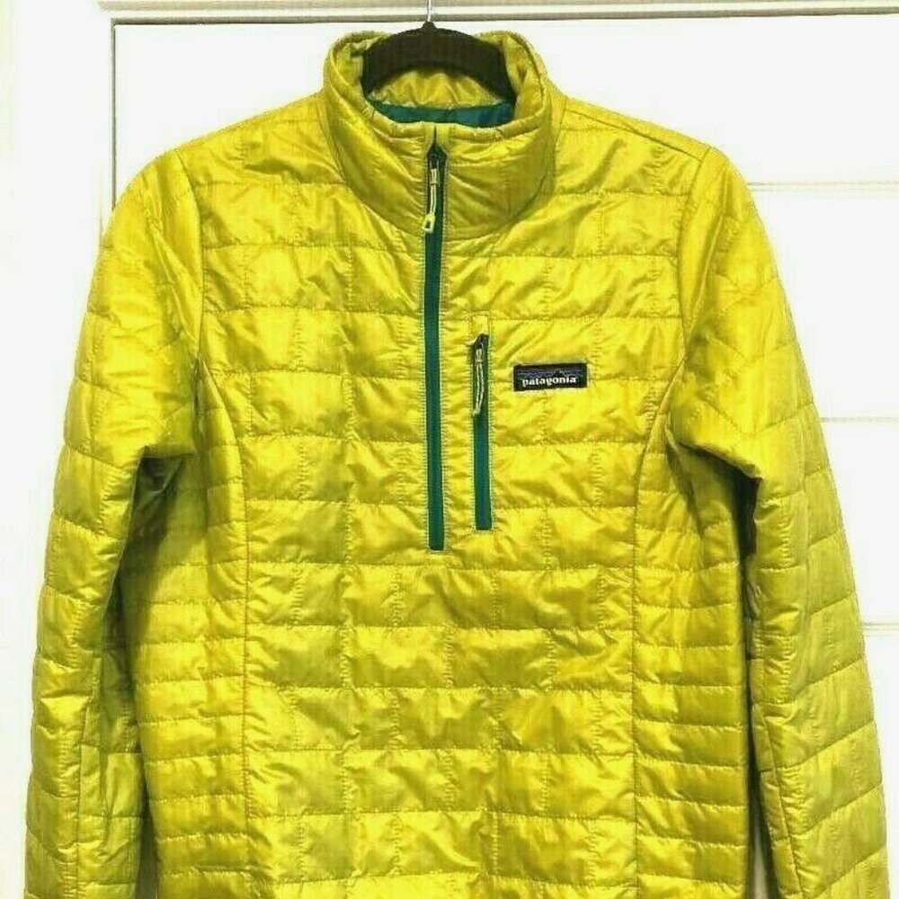 PATAGONIA NANO PUFF PULLOVER WOMENS SMALL MINT
